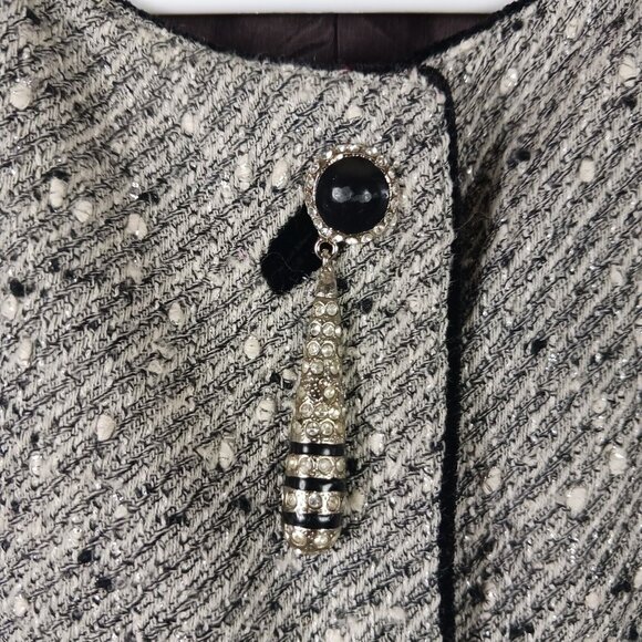 MIMMINA Vintage Italian Tweed Sparkle Skirt Suit 10 - Picture 2 of 16